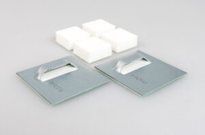 Metall Aufhänger für Acrylglas und Alu-Dibond